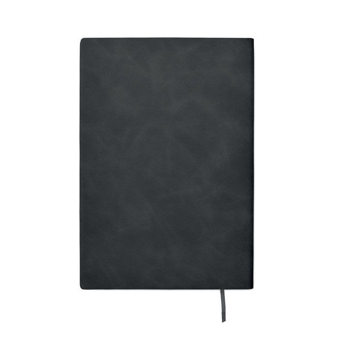 DIN A5 Smokey Notizbuch PU TINTRAY - schwarz-237