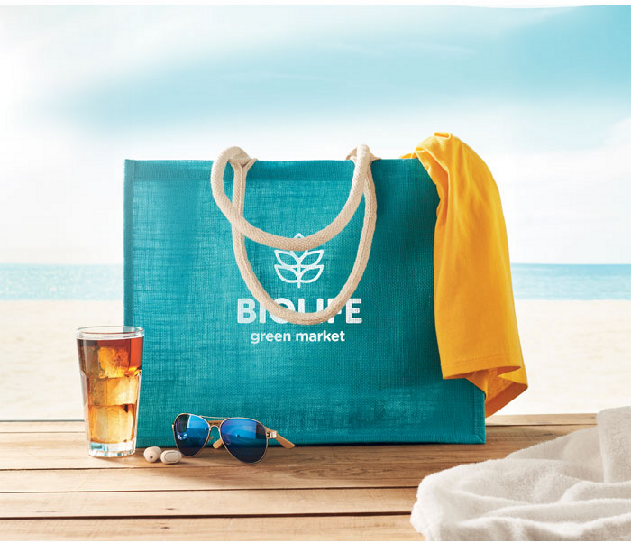Strandtasche veredelt mit Transferdruck
