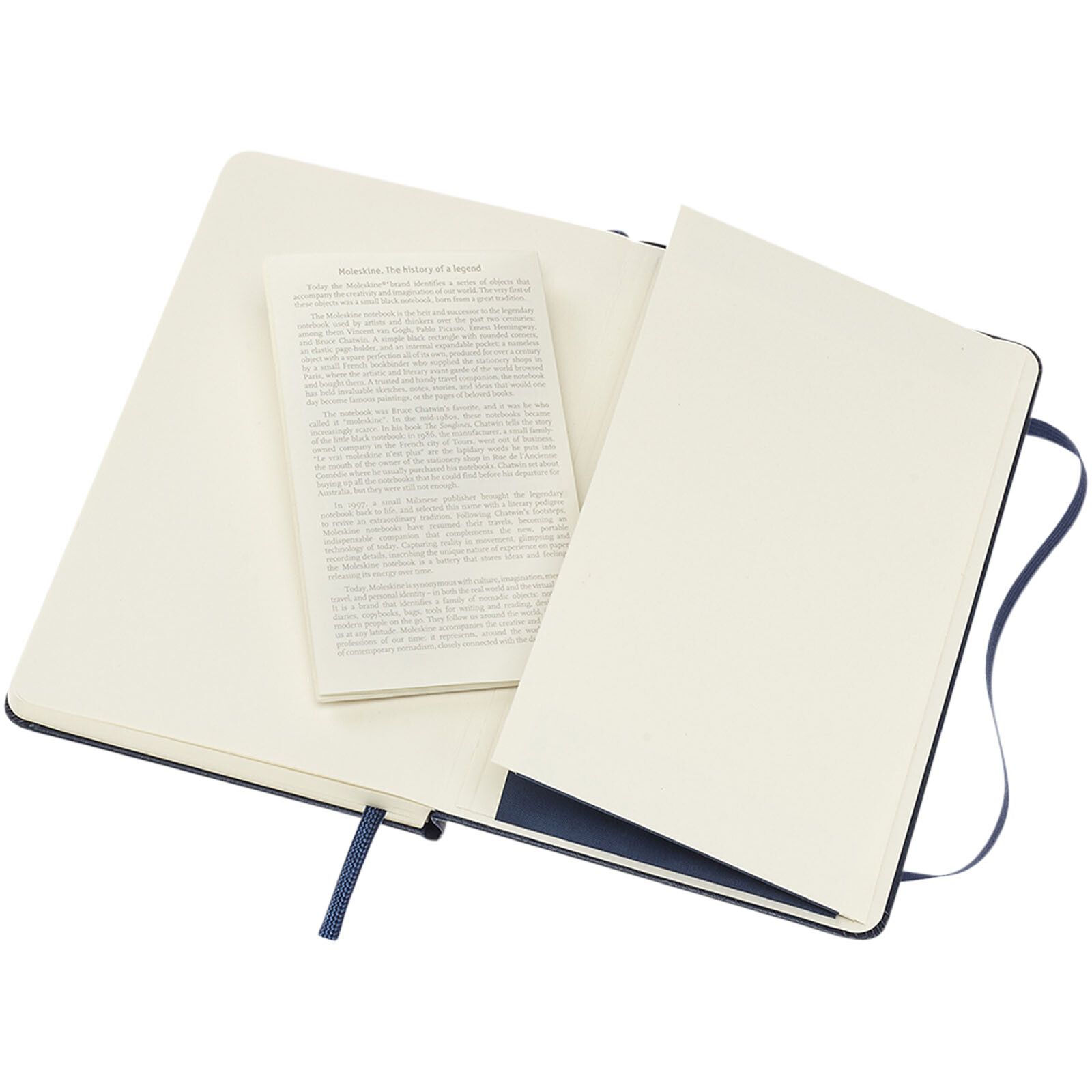 Moleskine Classic Hardcover Notizbuch Taschenformat – liniert - saphir-167