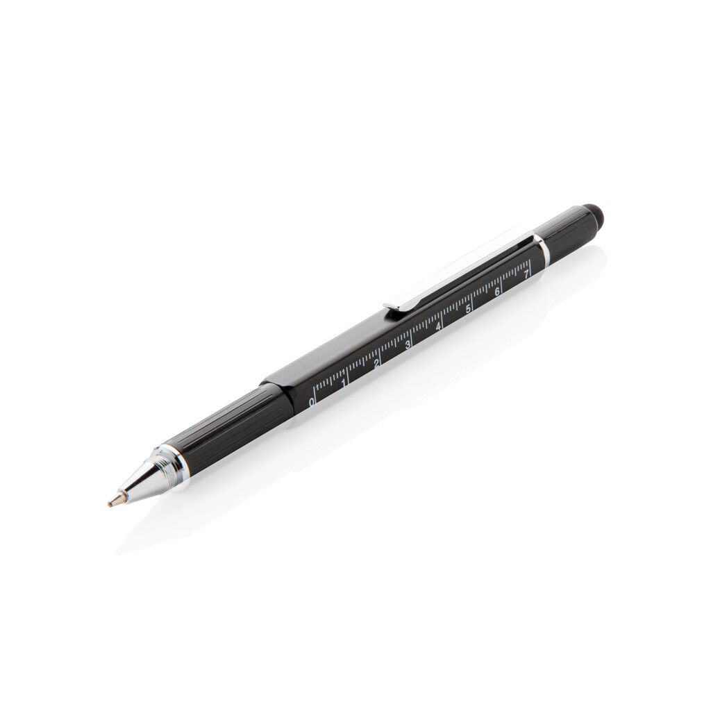5-in-1 Aluminium Tool-Stift - schwarz-799