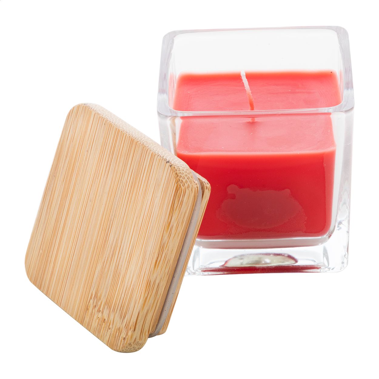 Cubama Kerze, Erdbeere - rot-115