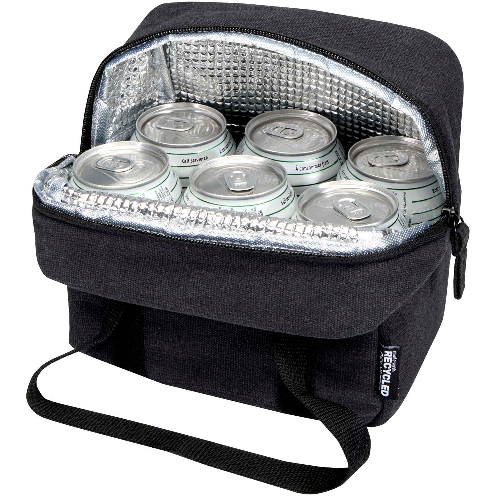 Recanvas GRS recycelte Lunchkühltasche 5L - schwarz-32