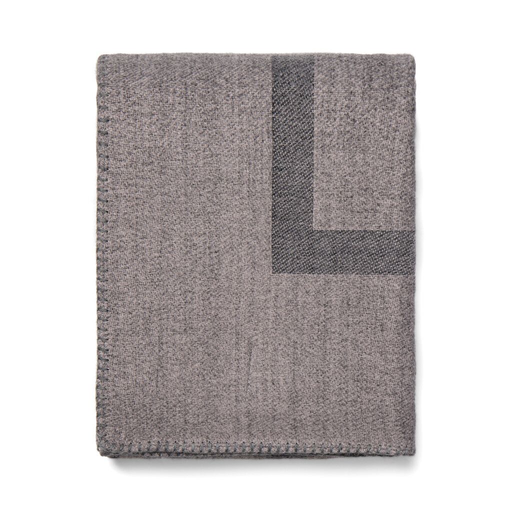 VINGA Monogram GRS Decke - grau-712