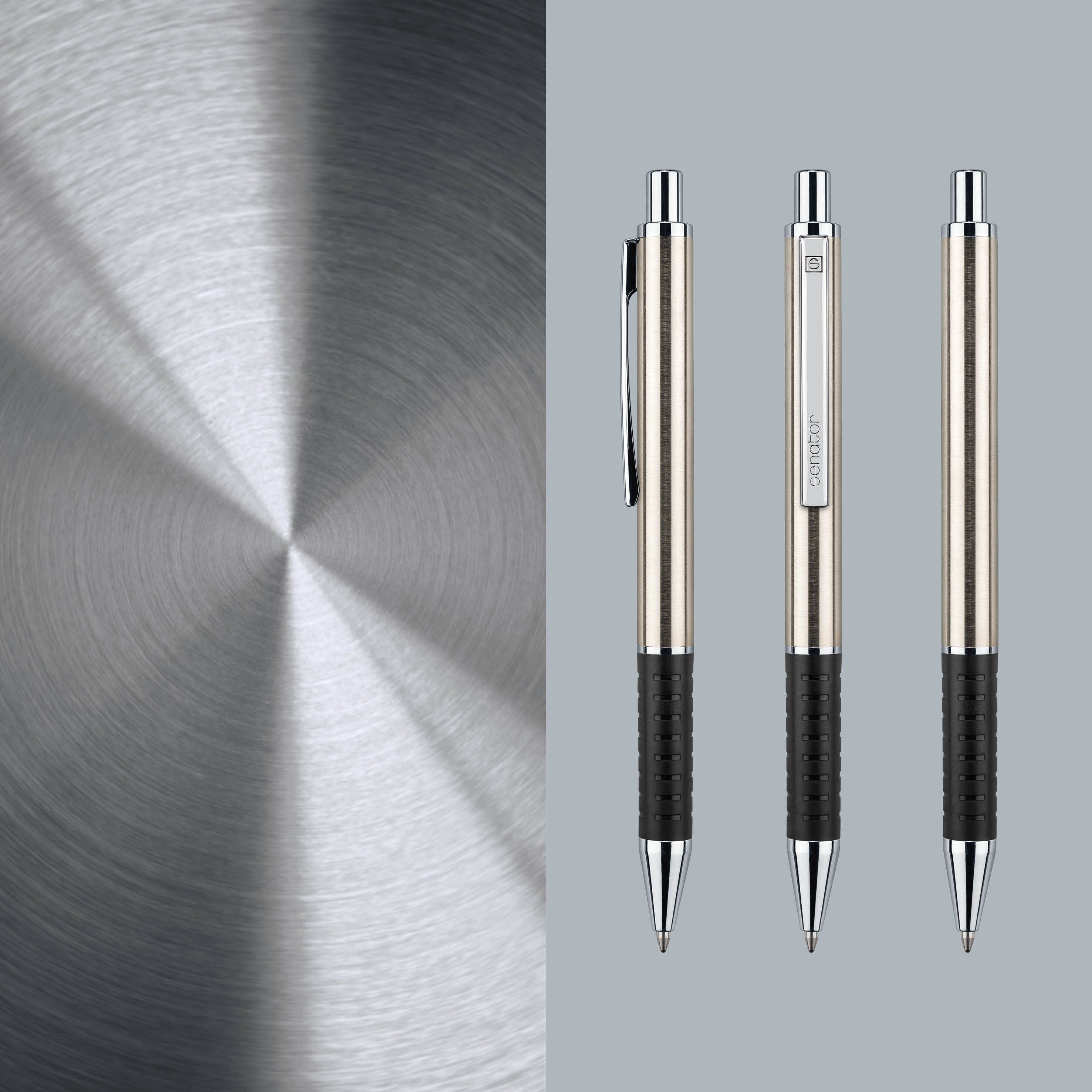 Star Tec Steel Druckkugelschreiber - silber-686