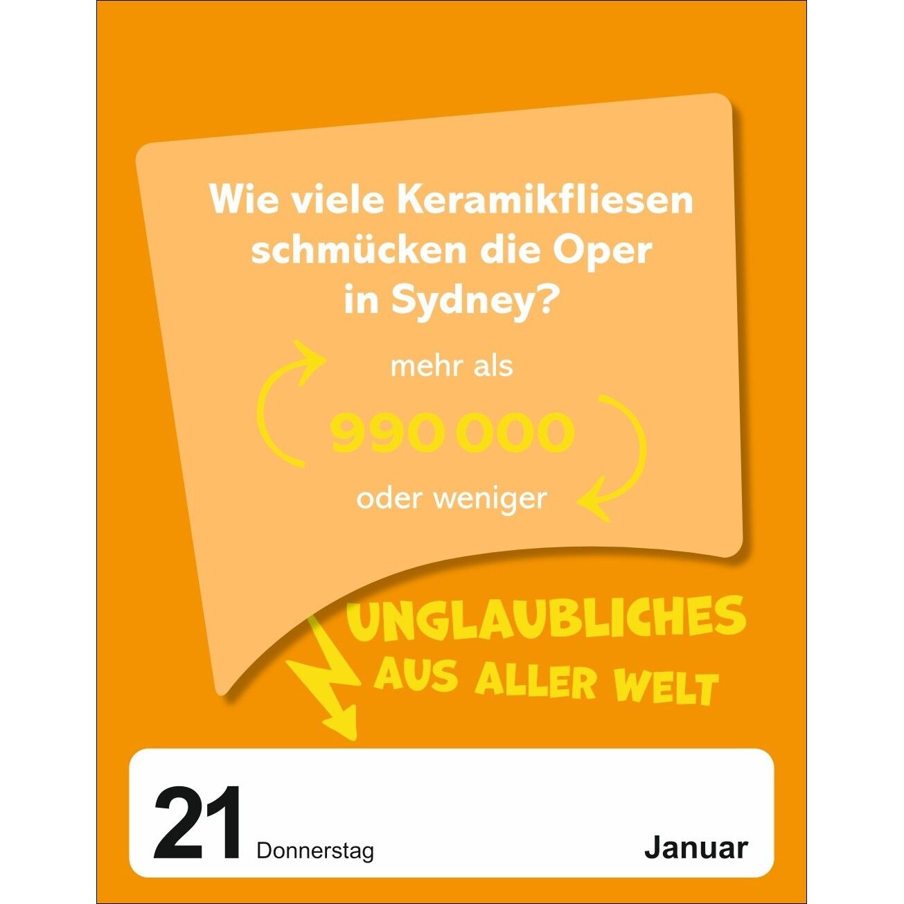 Was schätzt du denn? Tagesabreißkalender-497