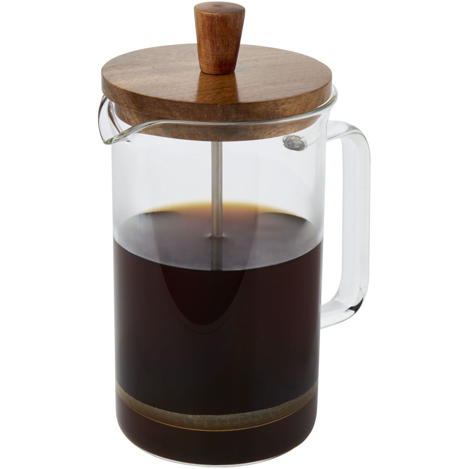 Ivorie 600 ml Kaffeebereiter - transparent -  holz-368