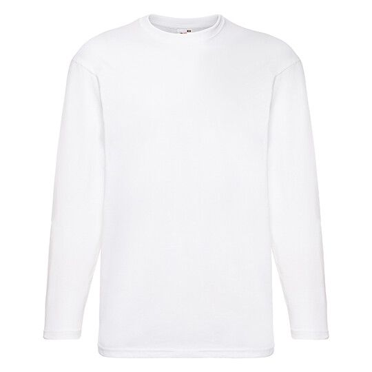 Valueweight Long Sleeve T - white-650