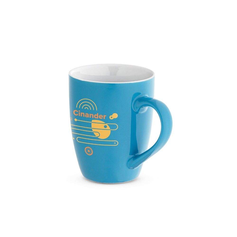 CINANDER Keramikbecher mit glänzender Oberfläche, 370 ml - dunkelblau-591