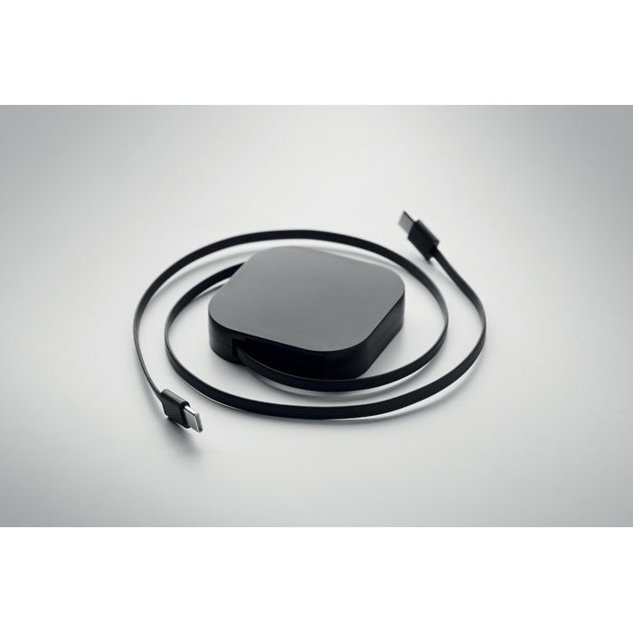 Einziehbares Ladekabel 100W LINEA 100 - schwarz-628