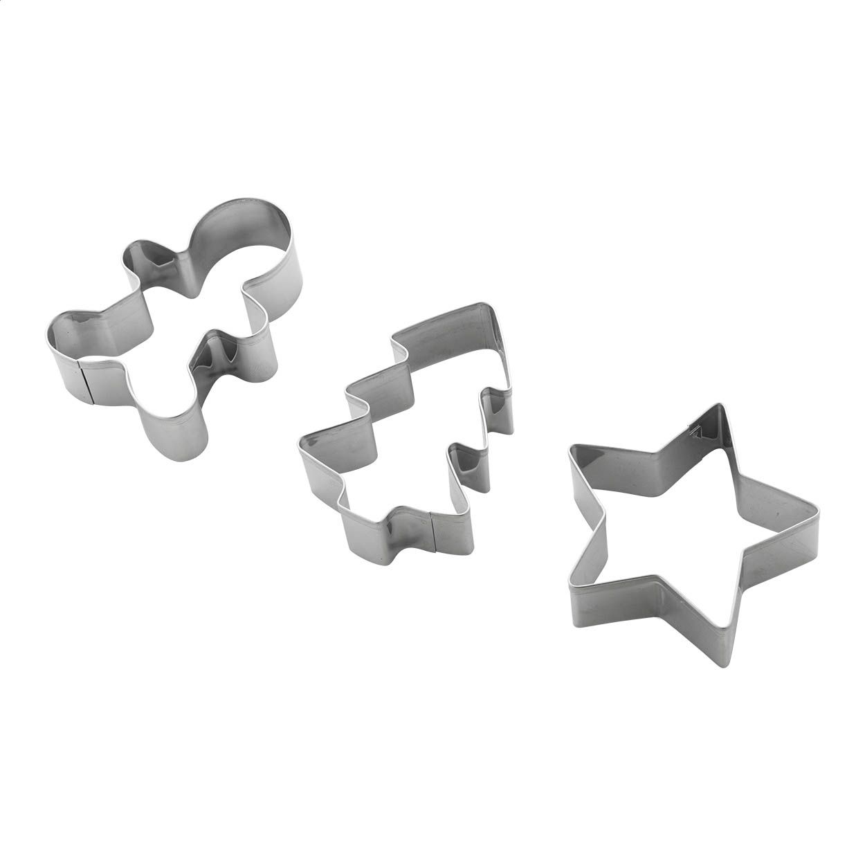 Pepparku Weihnachts-Ausstechformen-Set - silber-224