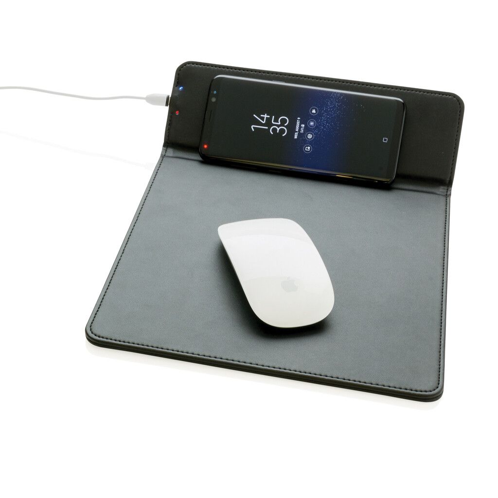 Mousepad mit Wireless-5W-Charging Funktion - schwarz-792