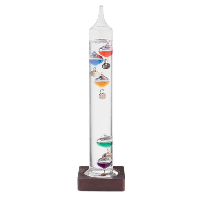 Galileo Thermometer Glas 28cm GALI - transparent-923