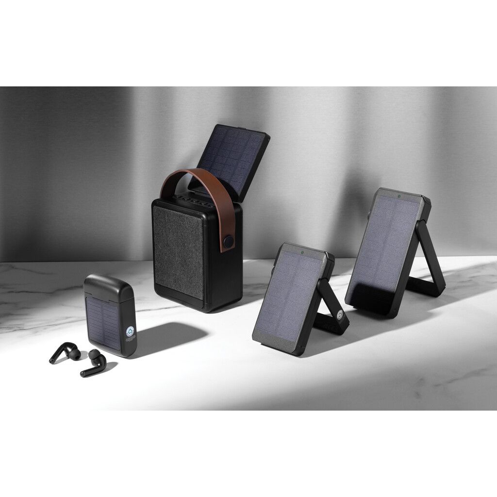 Skywave 12W Solar-Lautsprecher aus RCS recyceltem Kunststoff - schwarz-116
