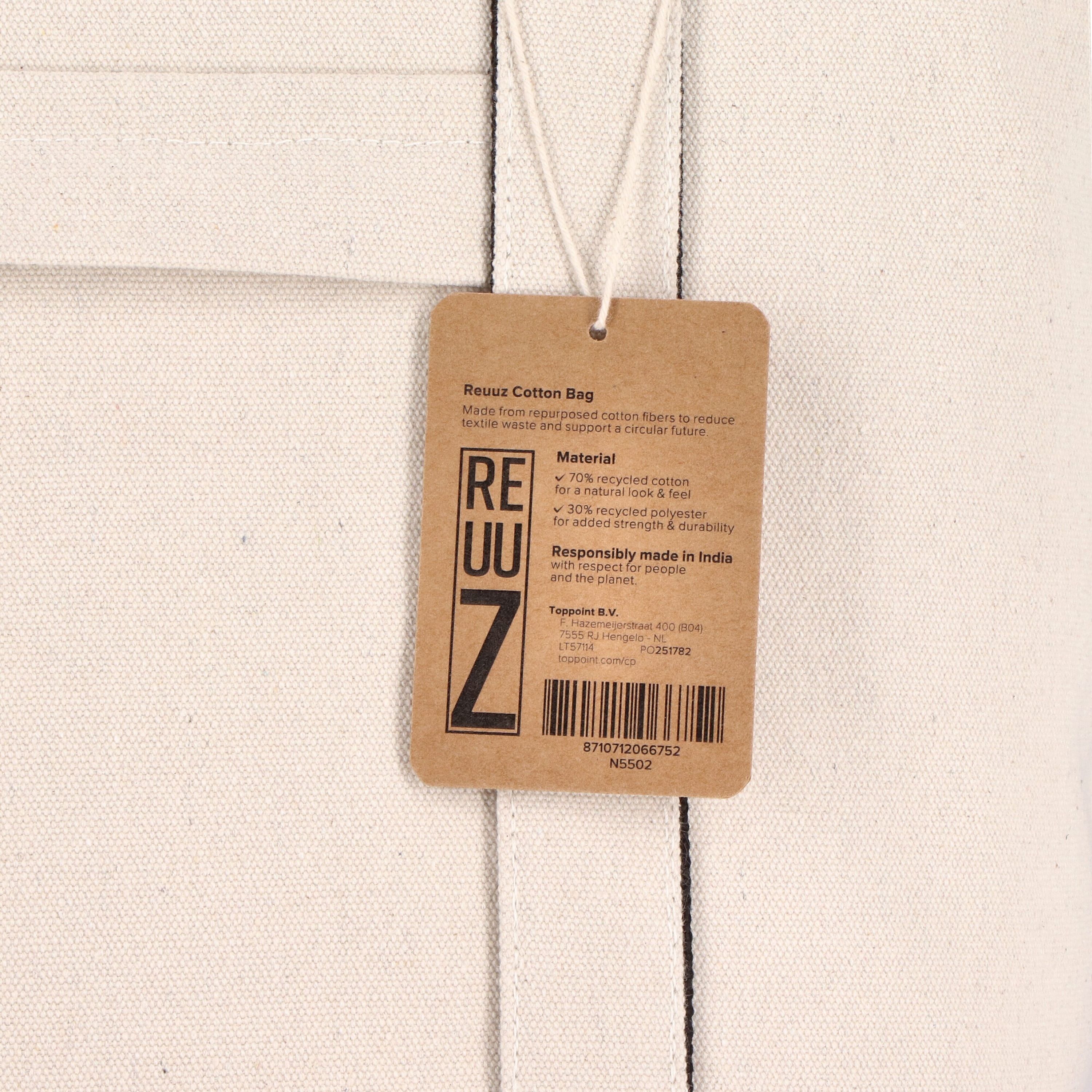 Reuuz Canvas Reisetasche - beige - schwarz-795