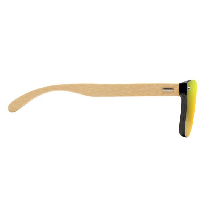 Sonnenbrille mit Bambus ALOHA - gelb-796