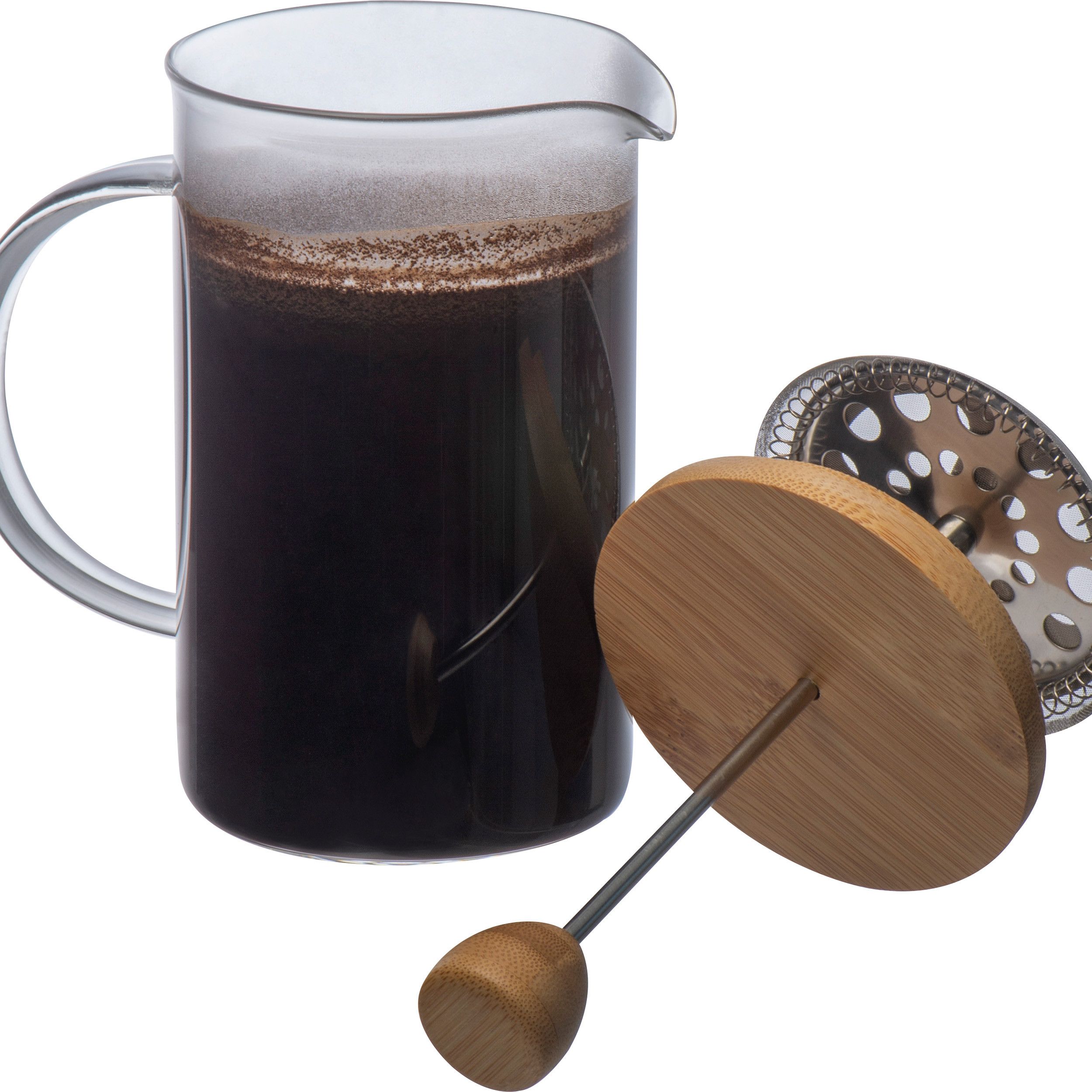 Kaffee- oder Teezubereiter aus Glas  - transparent-266