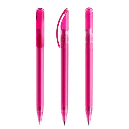 prodir DS3 TTT Twist Kugelschreiber transparent - pink-929