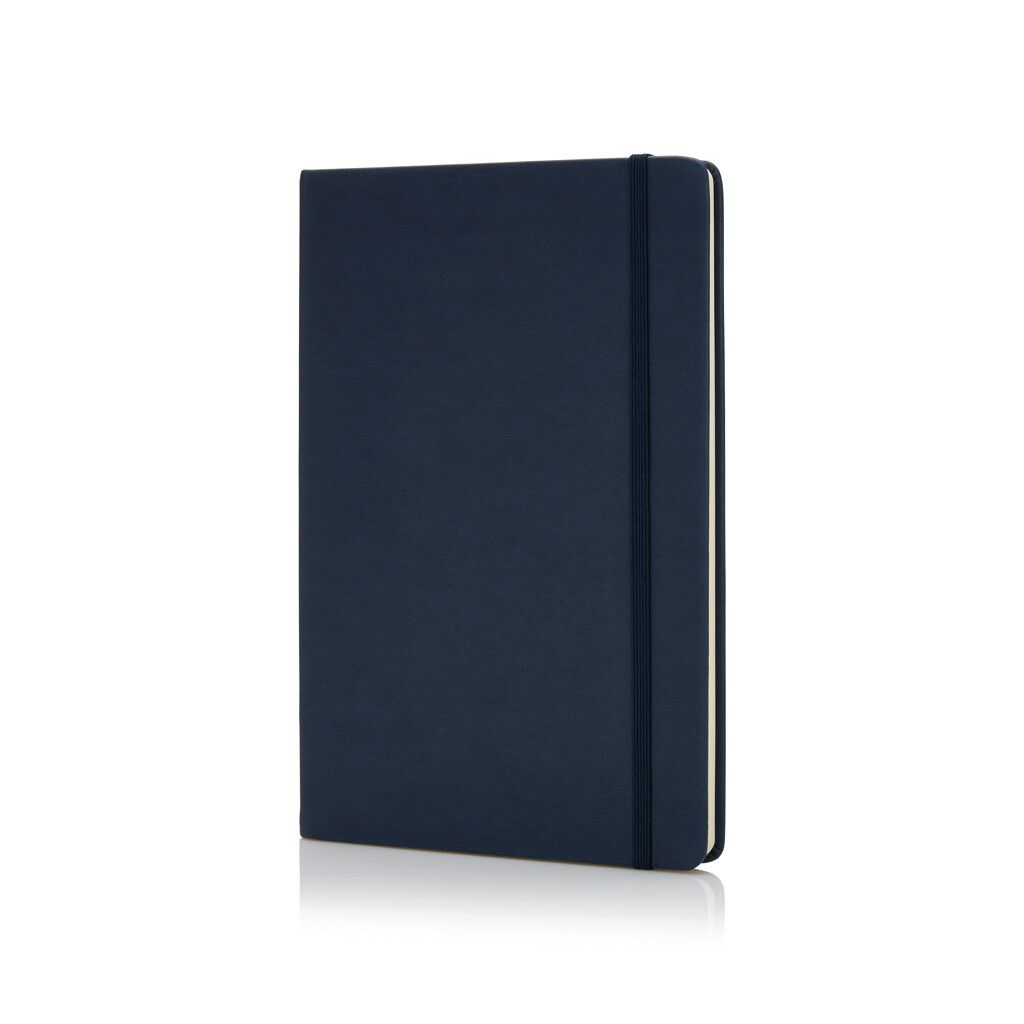 Deluxe Hardcover PU A5 Notizbuch - navy blau-260