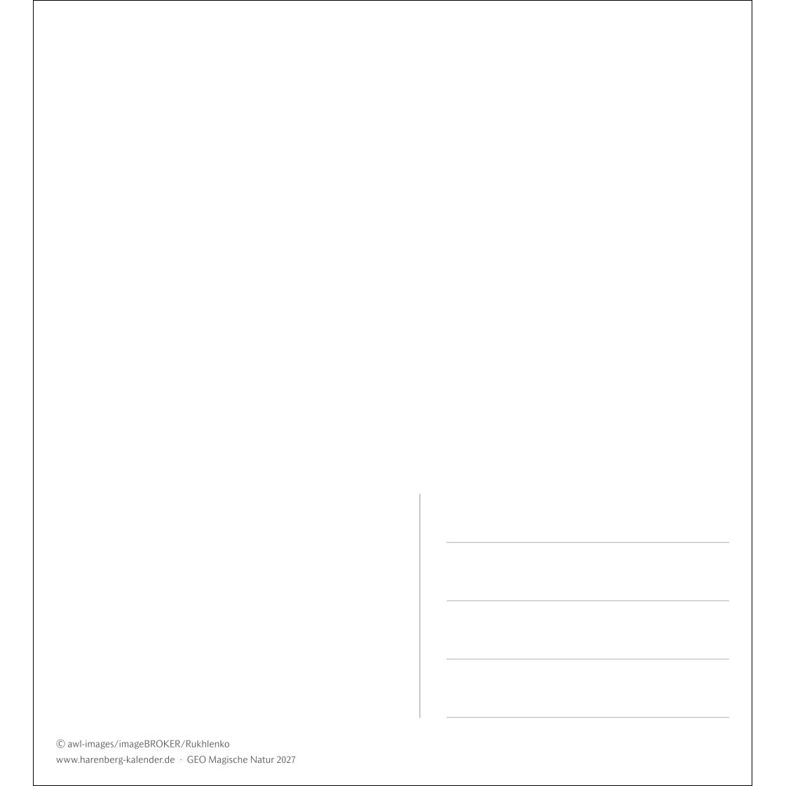 GEO Magische Natur Postkartenkalender-26