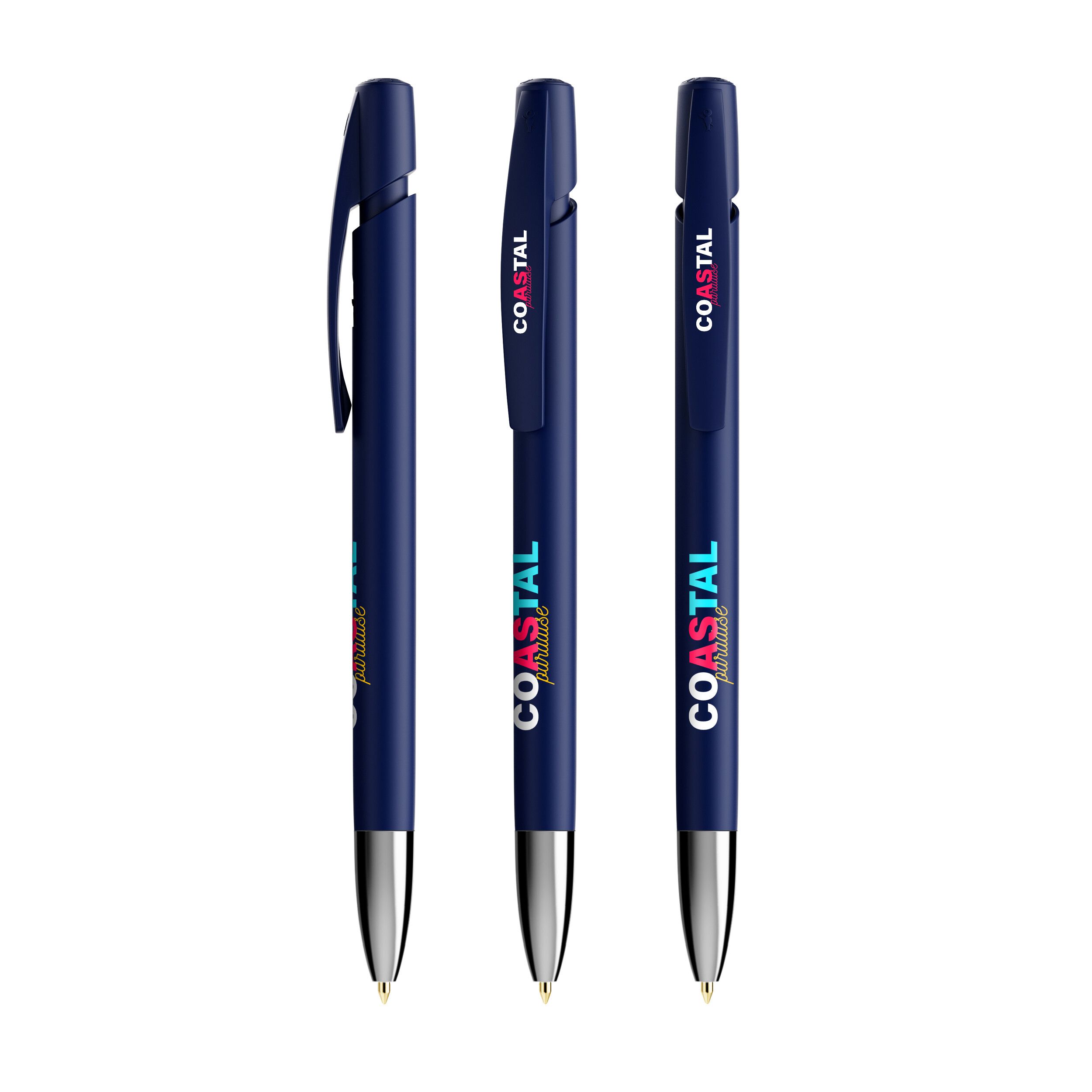 BIC® Media Clic Advance ballpen, Mine blau - marineblau-365