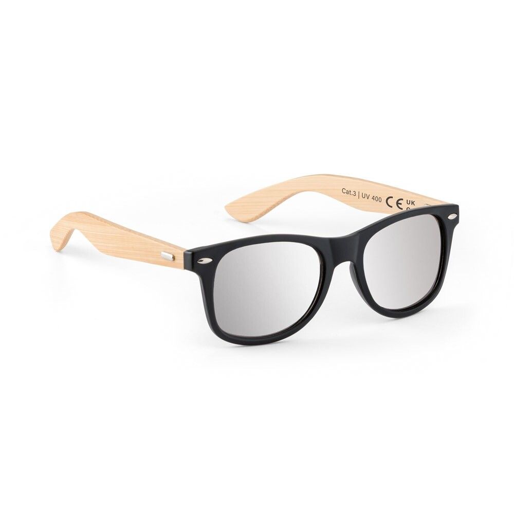 VARADERO Sonnenbrille aus PP und Bambus - schwarz-832