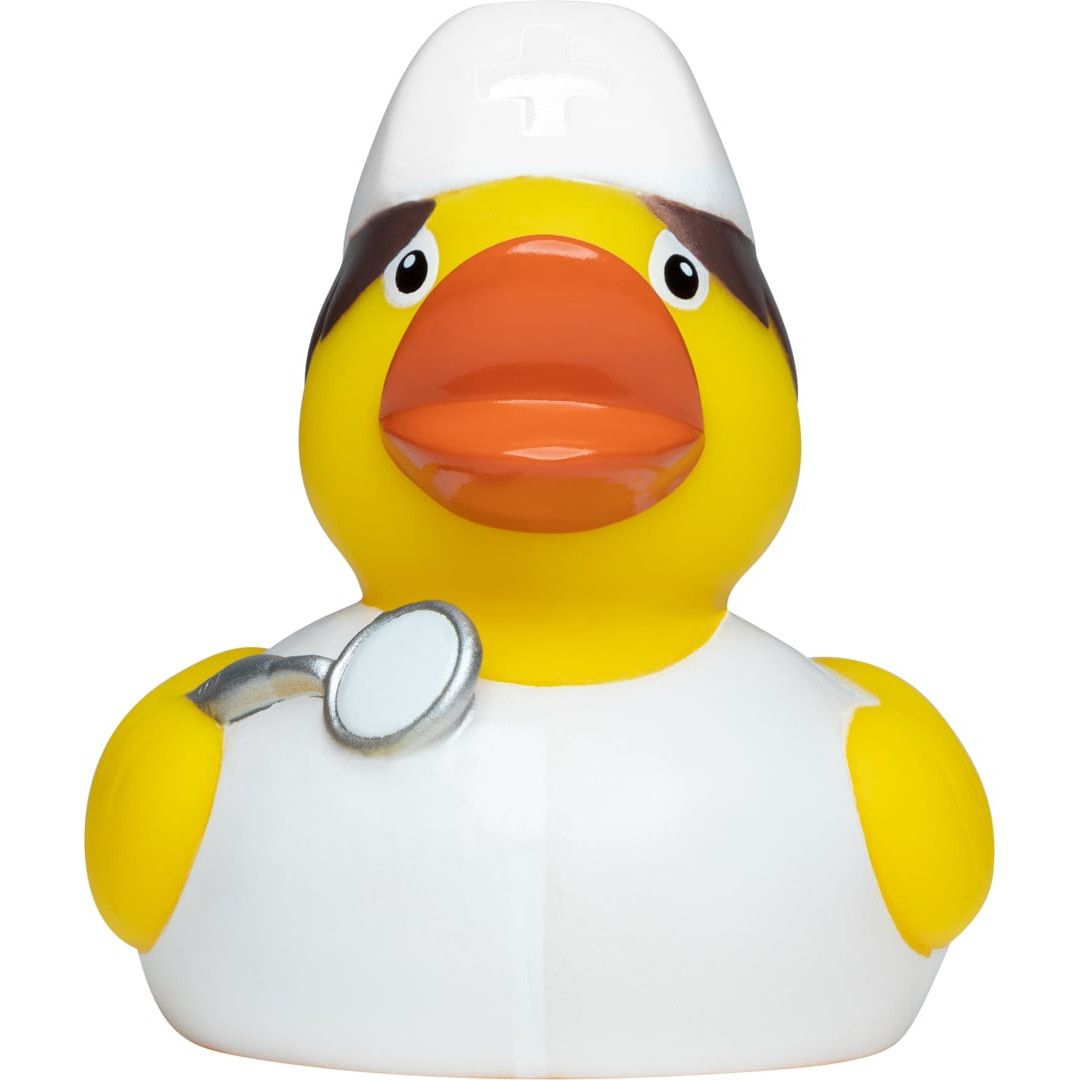 Quietsche-Ente Krankenschwester - bunt-924