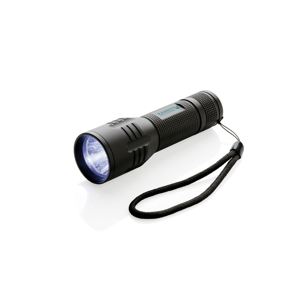 3W Cree Taschenlampe - schwarz-233