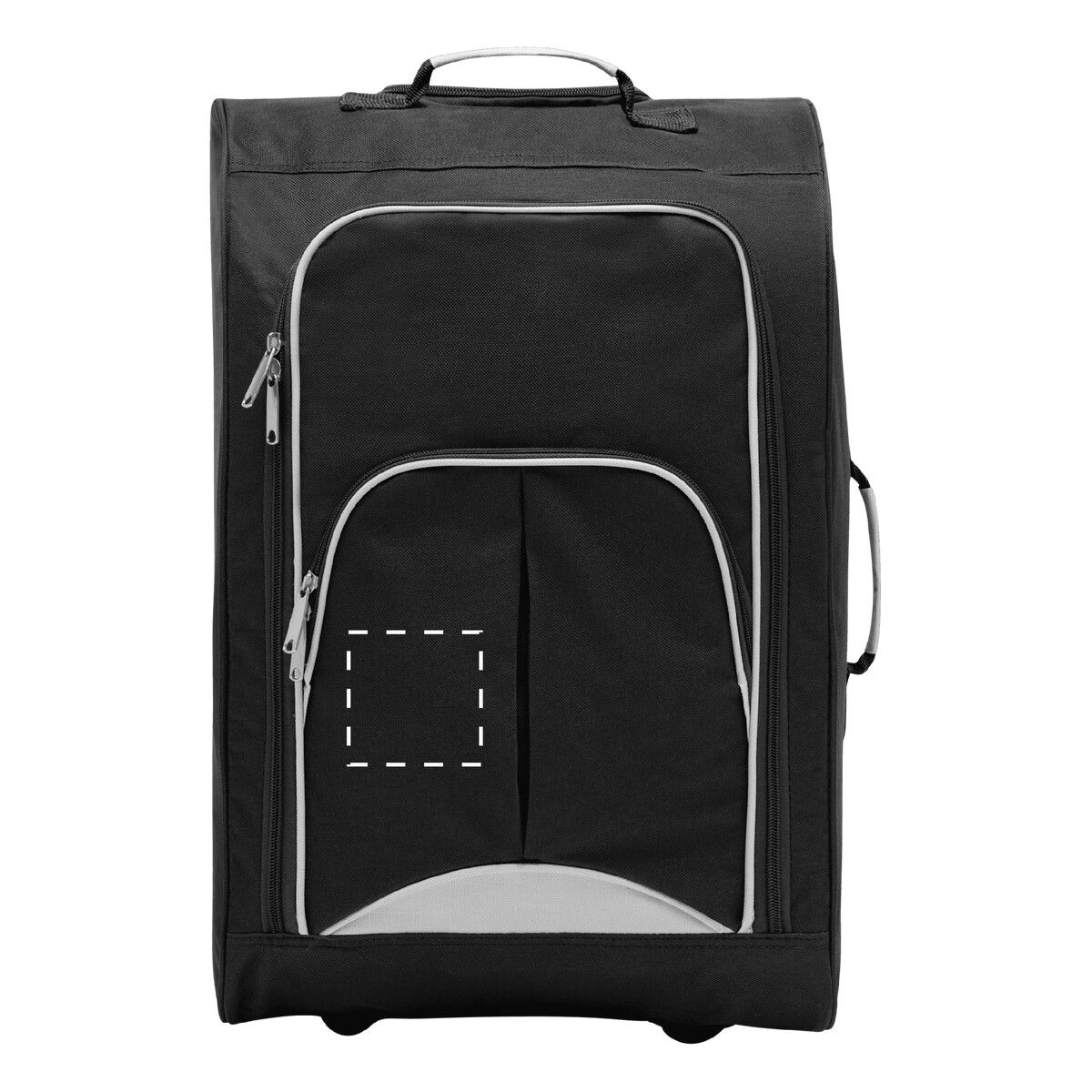 Veredelungsposition mittig auf der kleinen linken Vortasche