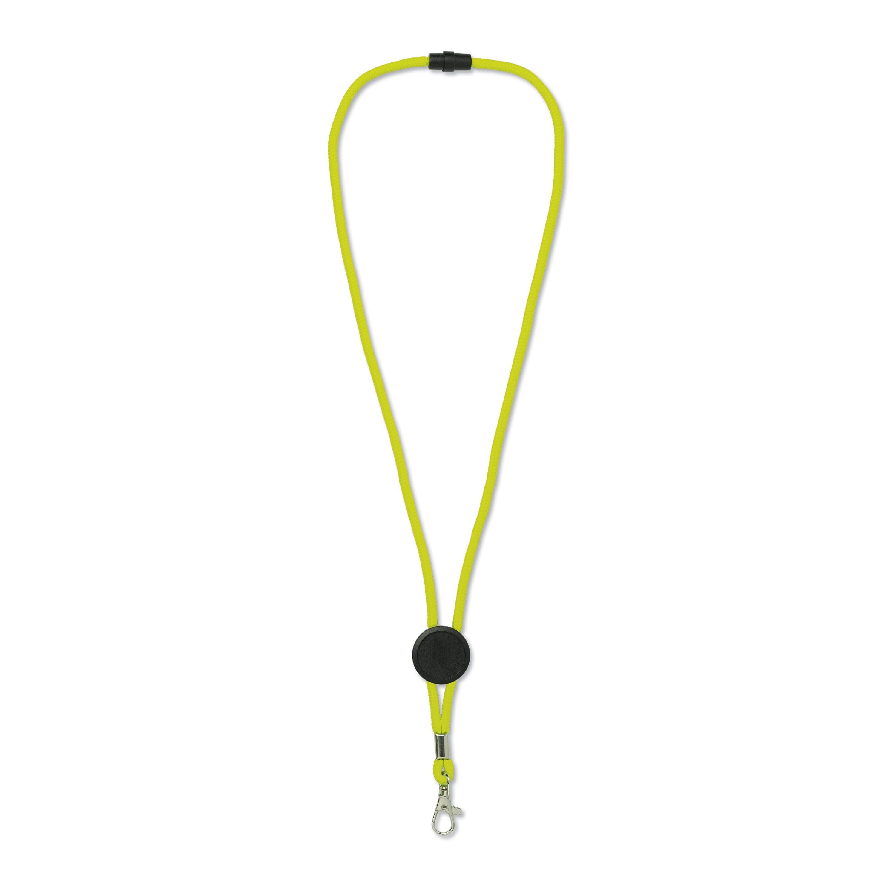 Paracord Lanyard - neon sortiment  -  gelb-301