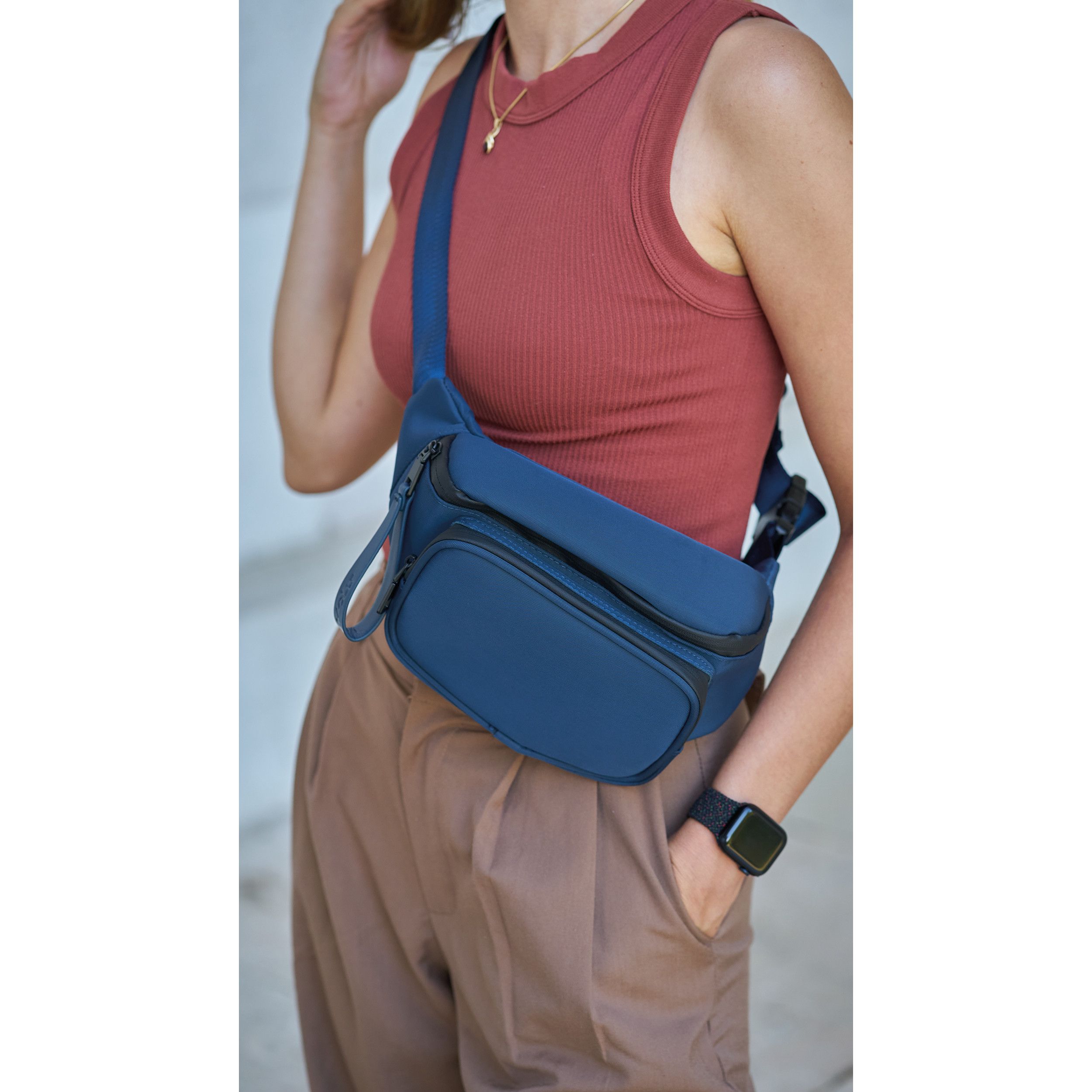 MoLu Gürteltasche Port Grimaud - dunkelblau-463