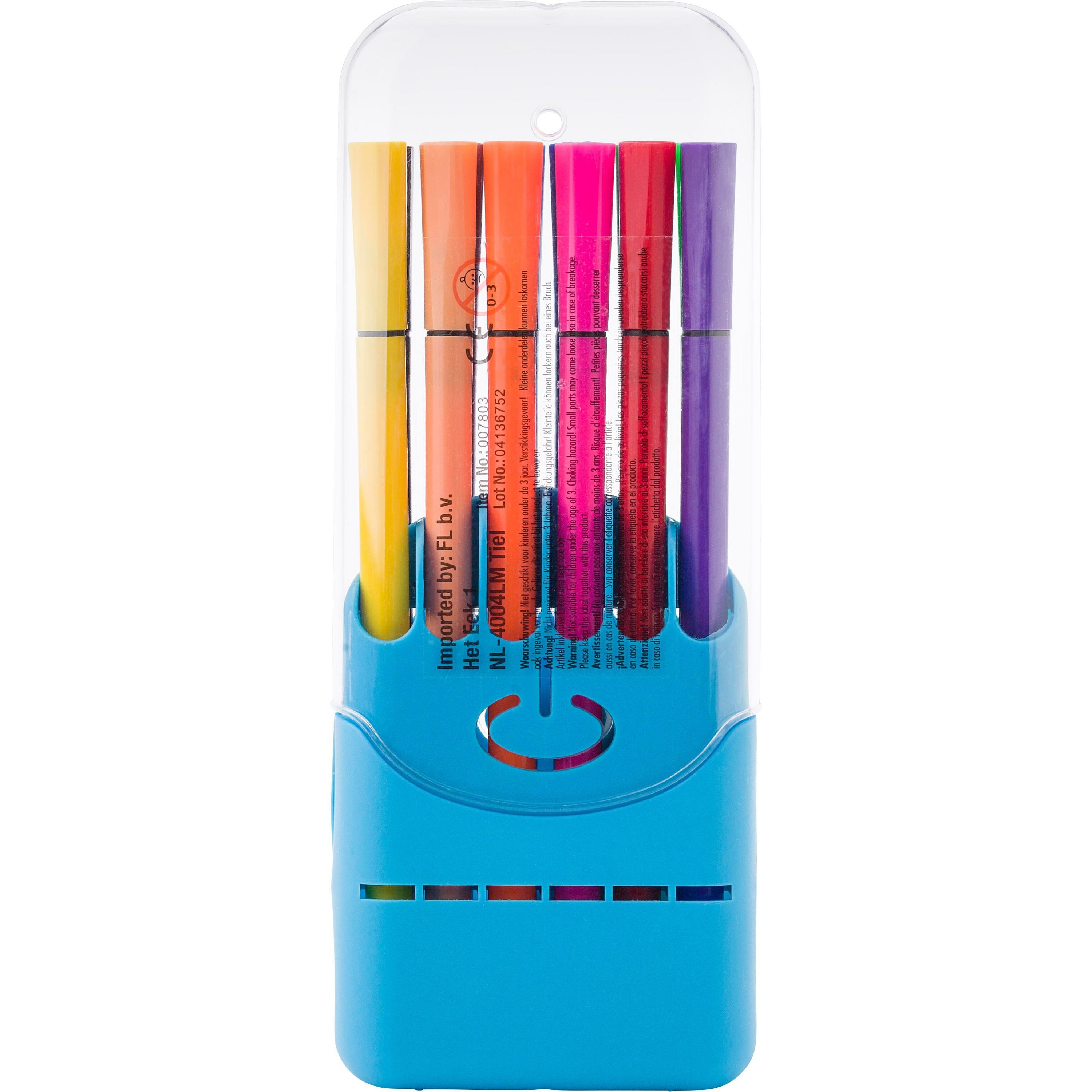 Filzstift-Set aus Kunststoff Evan - hellblau-315