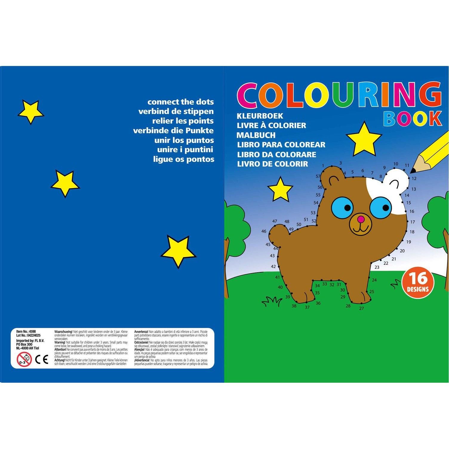 Kinder Malbuch aus Papier Constanze - custom - multicolor-234