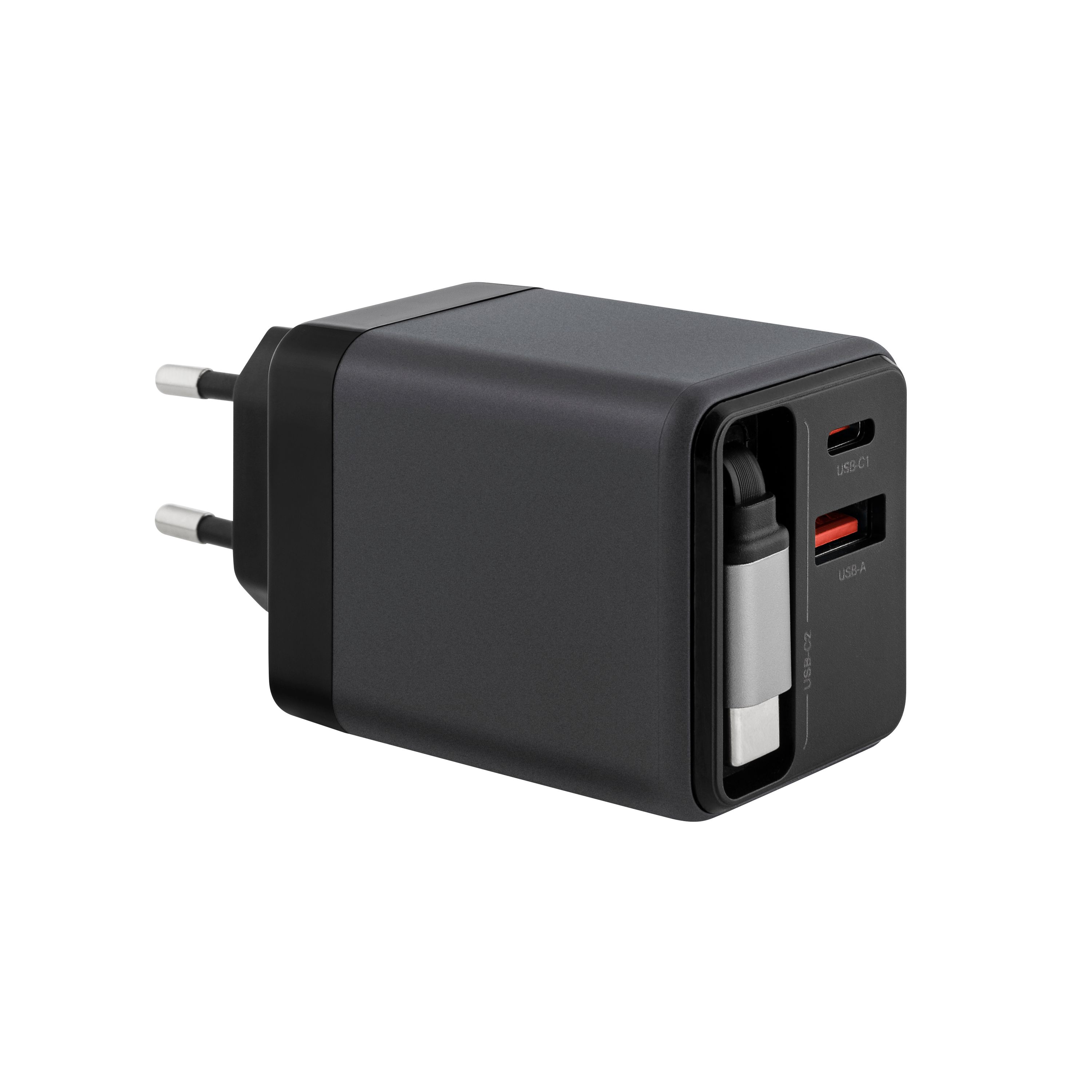 Metmaxx® Ladeadapter "FlexiChargePro 65W" - schwarz-602