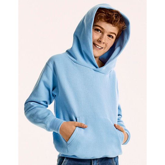 Kids Hooded Sweatshirt - orange-217