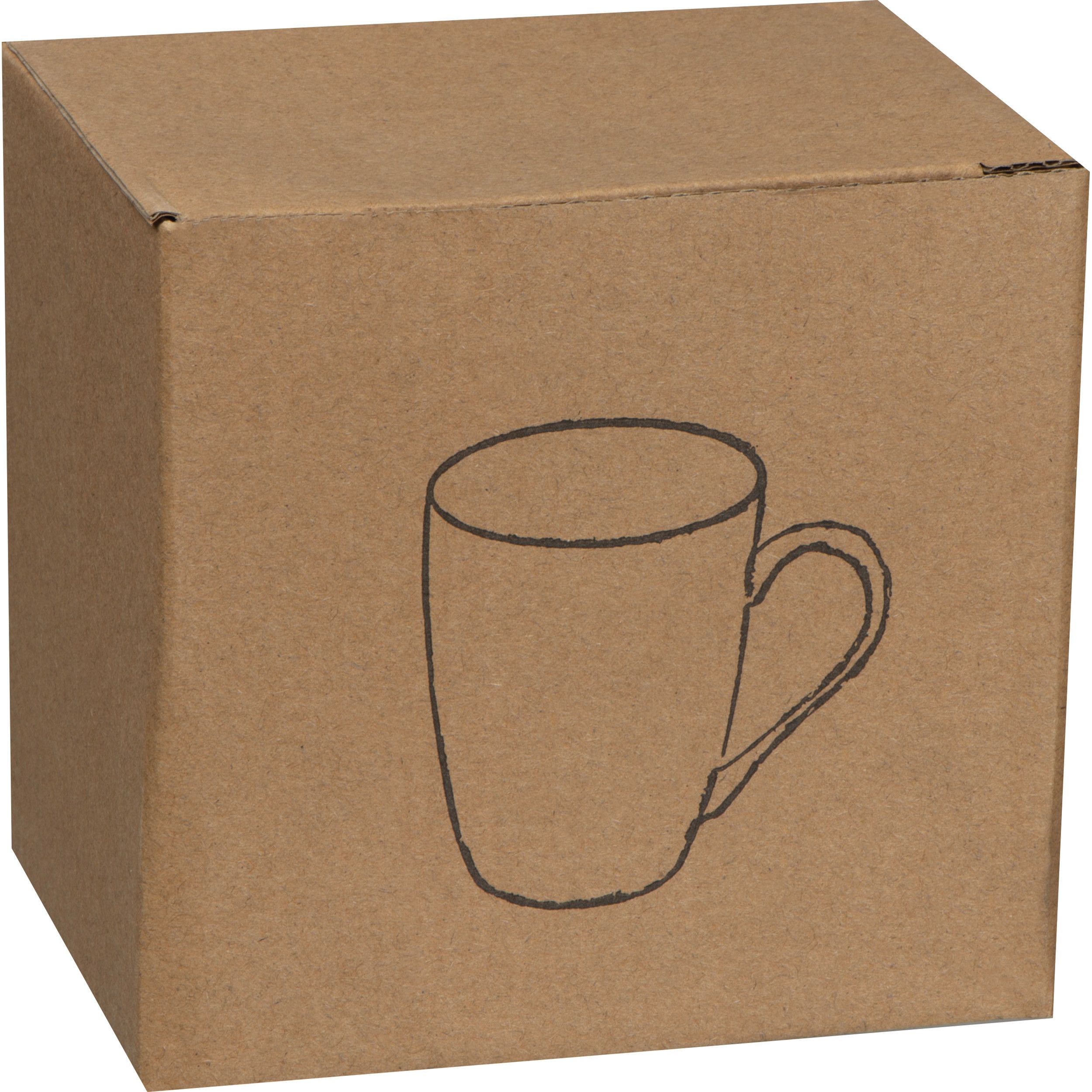 Tasse aus Porzellan, außen gummiert, 300ml - schwarz-367