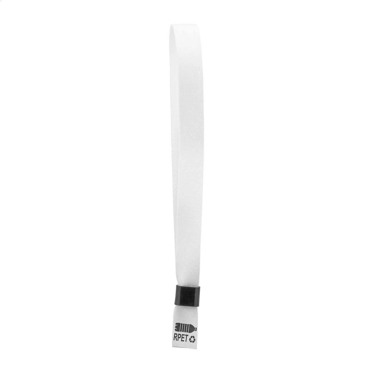 SuboWrist RPET Individuelles Festival-Armband - schwarz - weiß-833