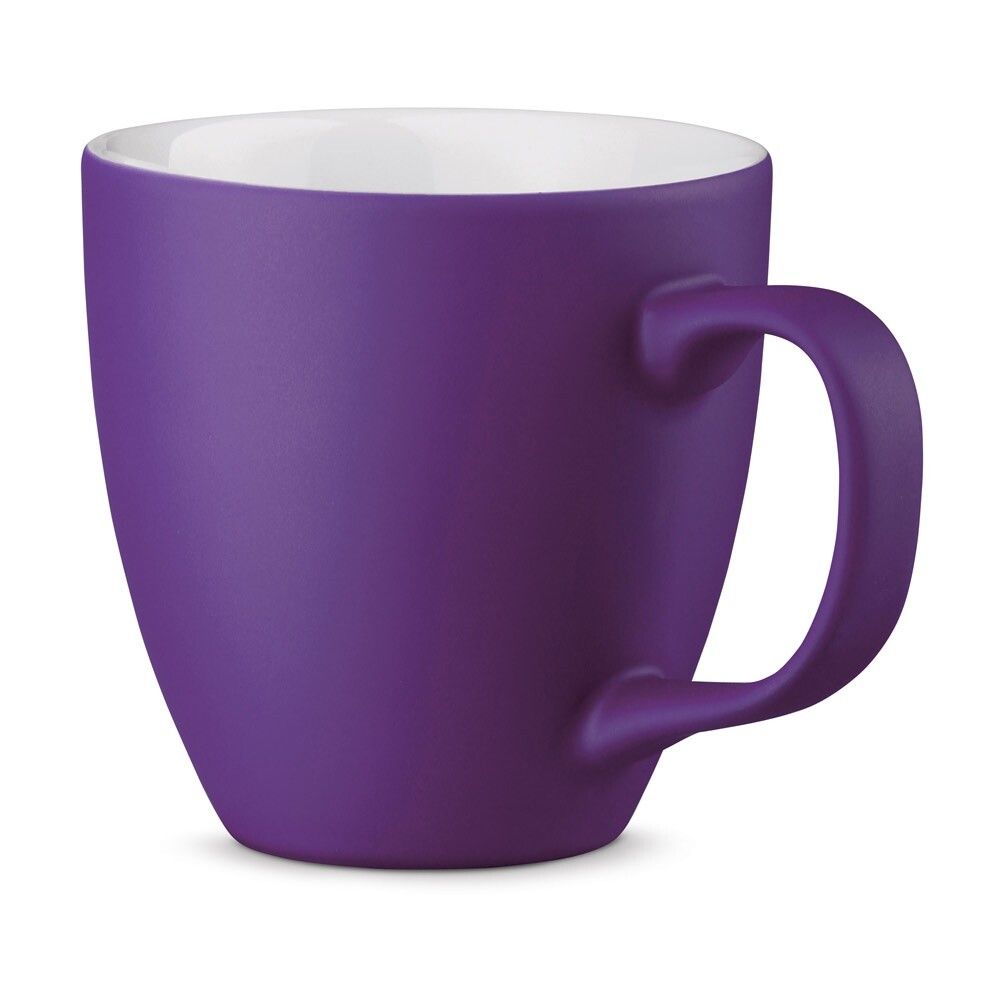 PANTHONY MAT Becher aus Hydroglasur-Porzellan 450 ml Fassungsvermögen - violett-44