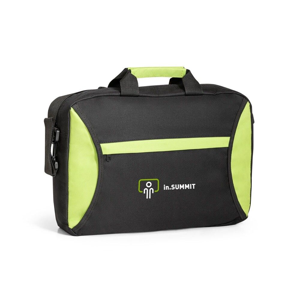 SEOUL Kongressmappe aus 600D Polyester - schwarz-552