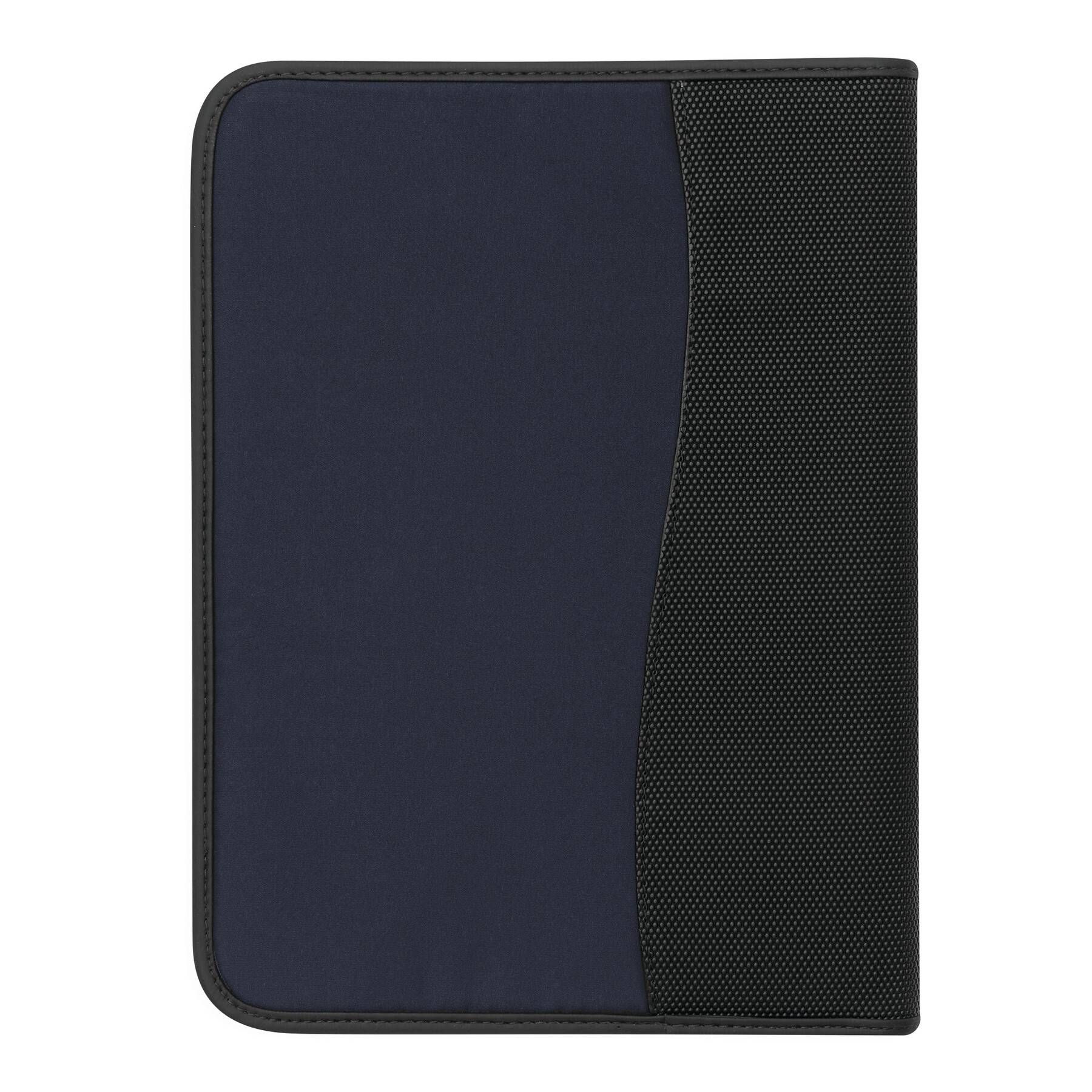 Konferenzmappe AVANTI ZIP im DIN-A4-Format - blau - schwarz-332