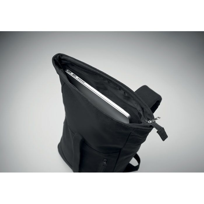 15" Rolltop-Laptop-Rucksack KOPER ROLL - schwarz-291