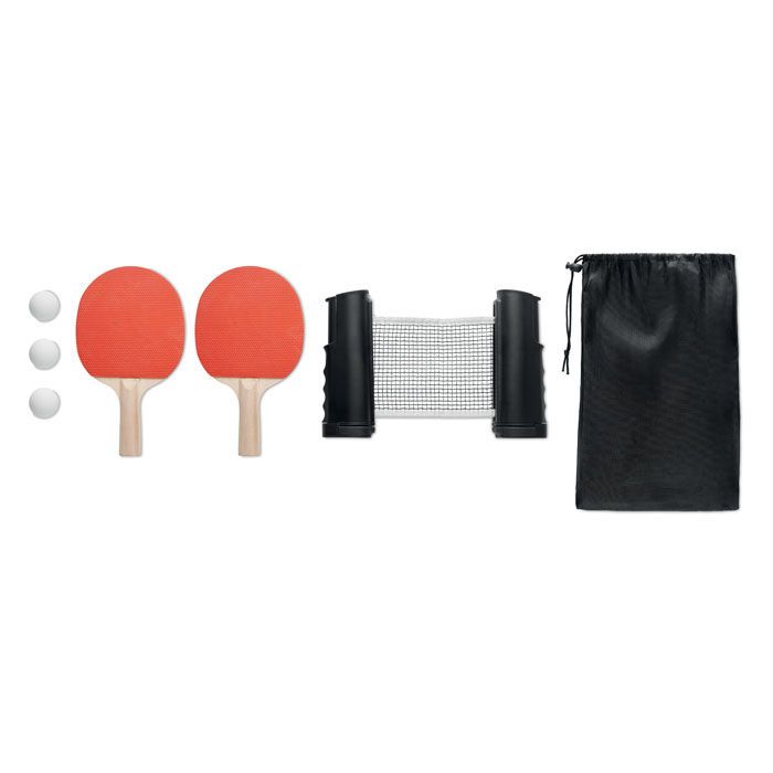 Tischtennis-Set PING PONG - schwarz-52