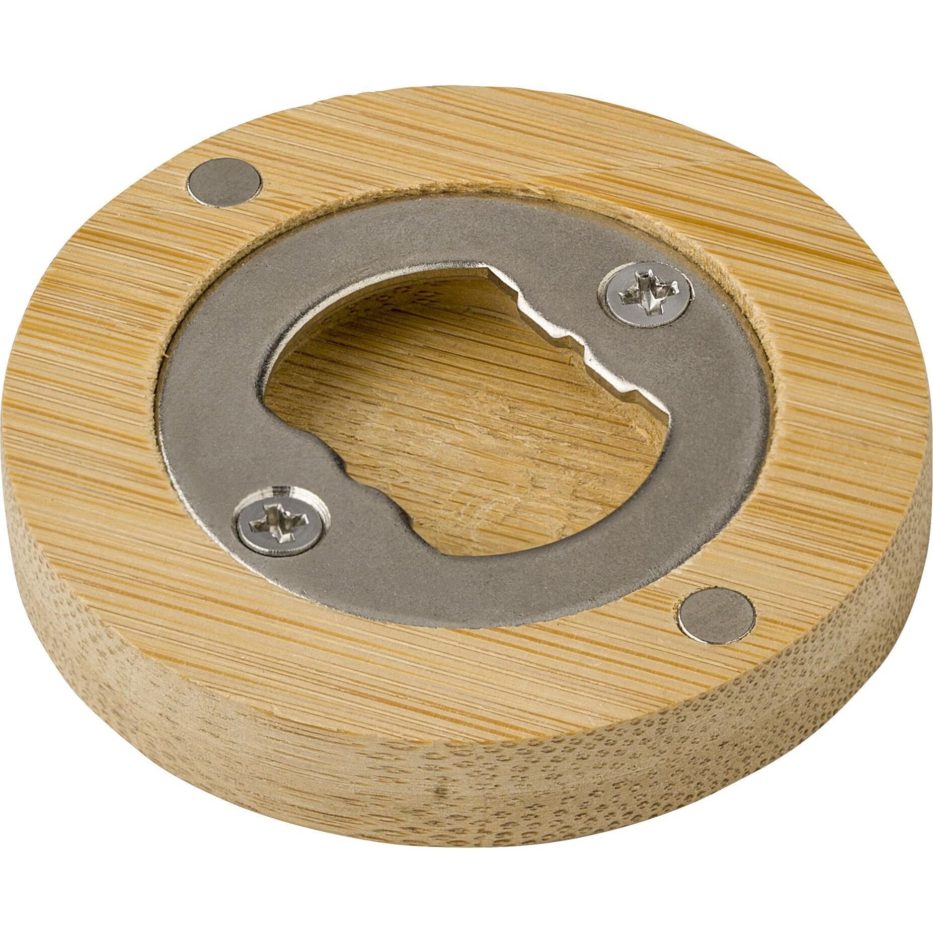 Bambusmagnet mit Flaschenöffner Ace - braun-605