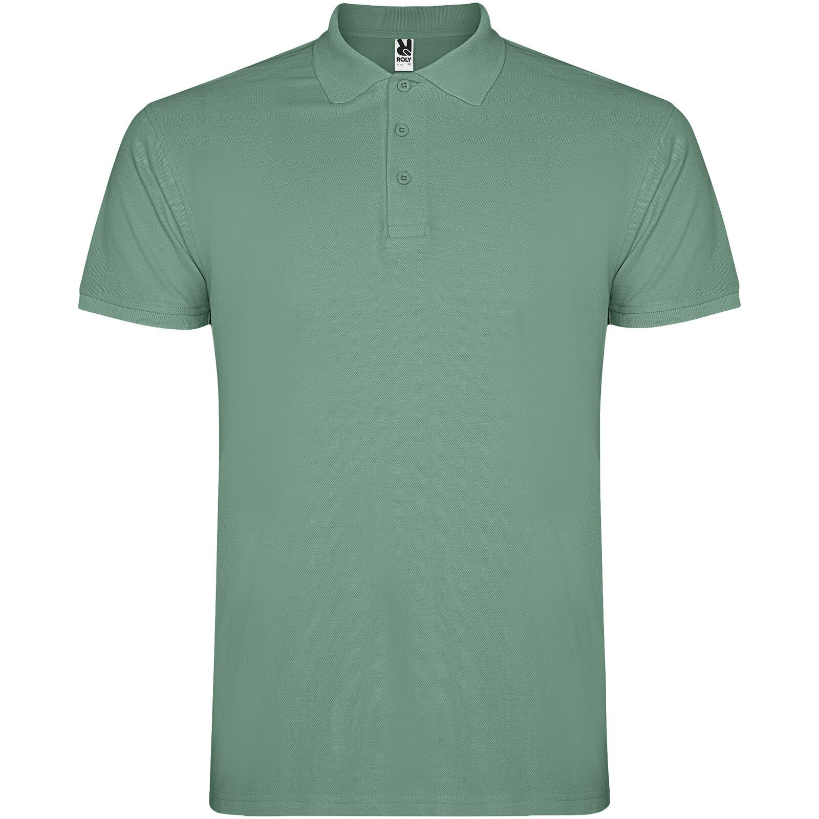 Star Poloshirt für Herren - dunkelminze - XS-35