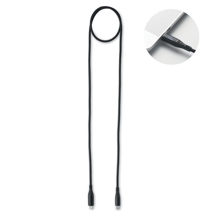 100W Ladekabel Typ-C TYPSO - schwarz-756