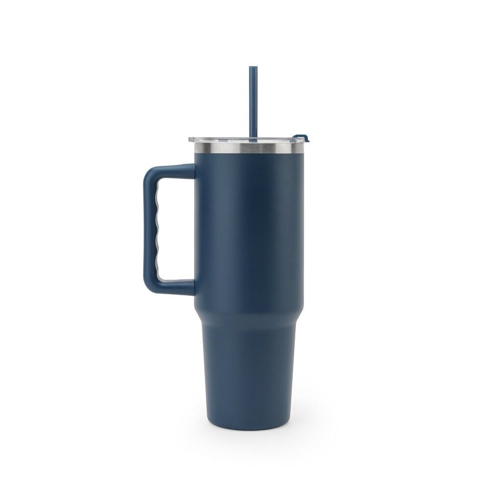 JOYNER XL Grosser Reisebecher aus Edelstahl, 1300 ml, vakuumisoliert - dunkelblau-274