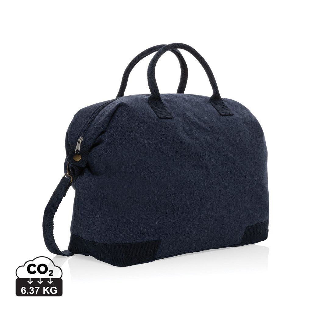 Kezar AWARE™ 500g/m² Wochenendtasche aus recyceltem Canvas - navy blau-635
