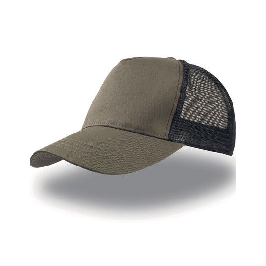 Rapper Cotton Cap - olive - black-888