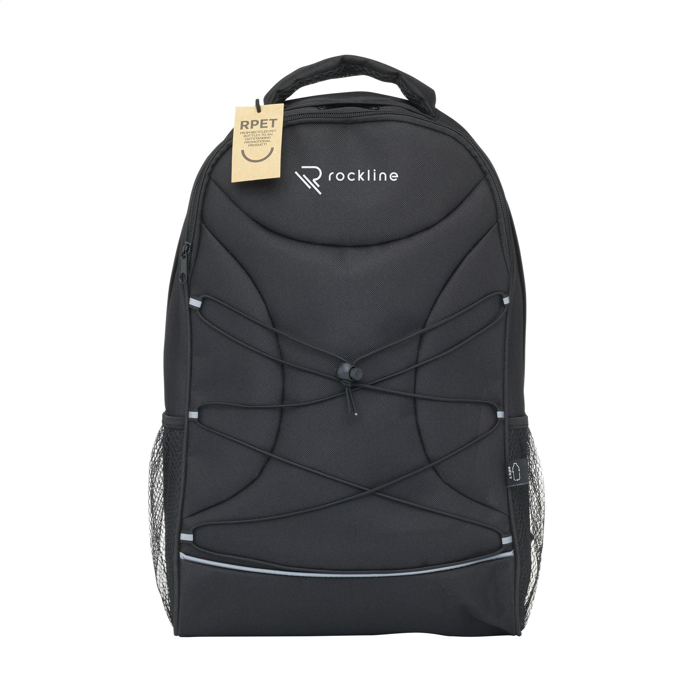 Flashline GRS RPET Laptop Backpack Rucksack - schwarz-955