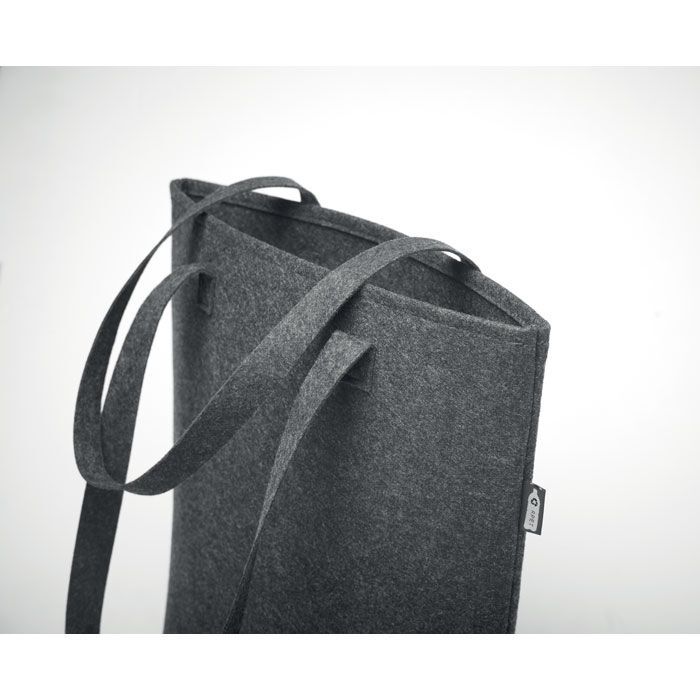 Shopping Tasche RPET-Filz TASLO - steingrau-72