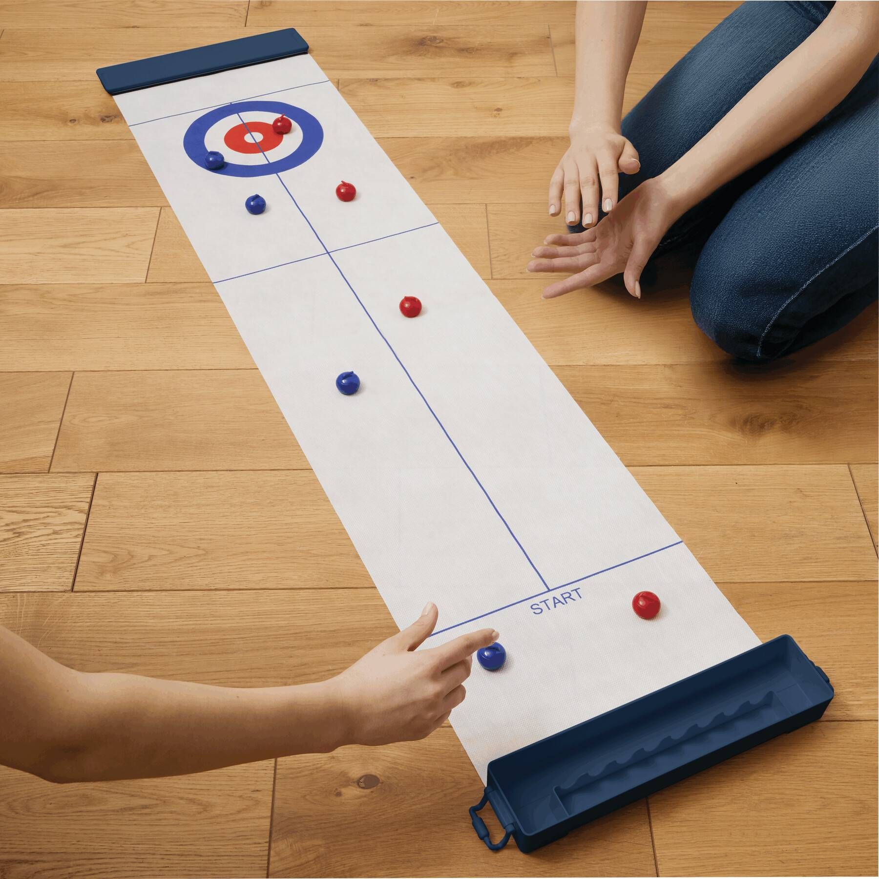 Tischspiel CURLING TIME - blau-262